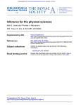 Inference for the physical sciences