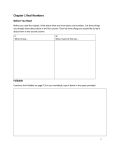Chapter 1 Notes - Laveen Teacher Sites