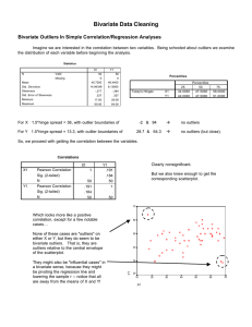 Bivariate Data Cleaning