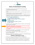 The Basic Principle of Carbohydrate Counting