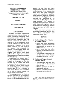 DHW Lesson 07 Exodus 7-8 - Sydney Bible Presbyterian Church