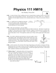 6 Physics 111 HW16 - University of St. Thomas