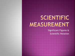 Significant Figures - Waterford Public Schools