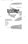 Extended Stability for Parenteral Drugs, 5th Edition