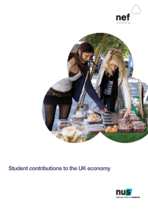Student contributions to the UK economy