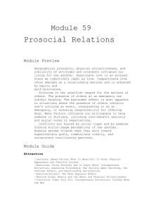 Module 59 Prosocial Relations Module Preview Geographical