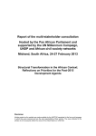 Structural Transformation in the African Context