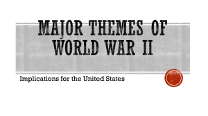 Major Themes of World War II