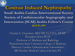Contrast Induced Nephropathy - Society for Cardiovascular