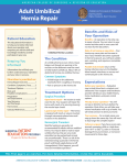Adult Umbilical Hernia Repair - American College of Surgeons