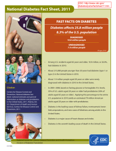 National Diabetes Fact Sheet, 2011