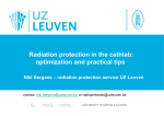 Radiation protection in the cathlab