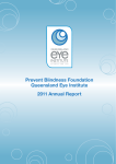 Prevent Blindness Foundation Queensland Eye Institute 2011