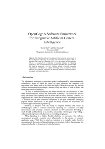 OpenCog: A Software Framework for Integrative Artificial General