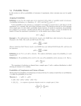 7.2 Probability Theory