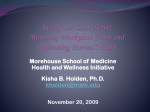 Stress - Morehouse School of Medicine