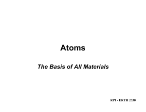 The Basis of All Materials