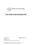 the church and building law - The Methodist Church of New Zealand
