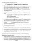 NCI Consent Form Template for Adult Cancer Trials