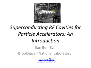 Superconducting RF Cavities for Particle