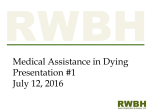 Slides - Medical Assistance In Dying