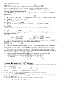 maths sss1 sss2 - x-science praticse set-3