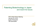 2012_MWI_Patenting_Biotech_in_Japan