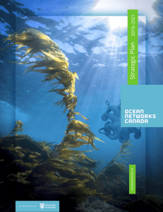 Strategic Plan - Ocean Networks Canada