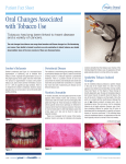 Oral Changes Associated with Tobacco Use