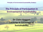 MSc course: Principles of Environmental Sustainability (P00807