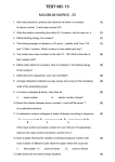 Test Paper No. 13 (Physics)