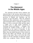 The Alemanni in the Middle Ages
