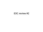 EOC review #2