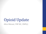 Opioid Abuse and Current Prescribing Guidelines