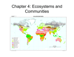 Chapter 4: Ecosystems and Communities