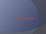 Ancient China - MrDowdyClassroomMPHS