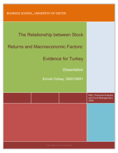 The Relationship between Stock Returns and Macroeconomic