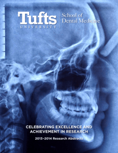 old abstracts - Tufts University School of Dental Medicine