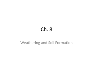 Ch 8 How Soil Forms