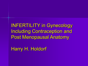Gynecology. Infertility