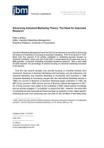 Print this article - Journal of Business Market Management