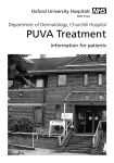 PUVA Treatment - Oxford University Hospitals