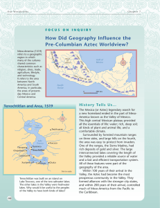 Focus on Inquiry - How Did Geography Influence the Pre