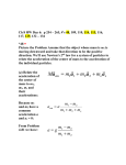 Ch 8 HW Day 5 (Collisions and Ballistic Pendulum): p 254 – 265, #`s