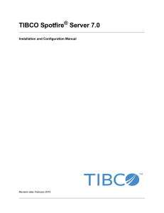TIBCO Spotfire Server 7.0