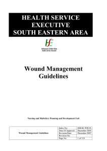 Wound Management Guidelines