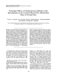 Prolonged Effects of Cholinesterase Inhibition
