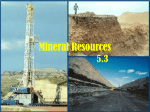 Mineral Resources