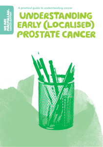 Understanding early (localised) prostate cancer
