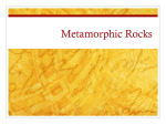 Metamorphic Rocks